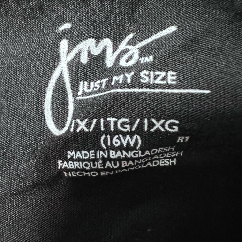 Just My Size Black and Blue Fitted Sleeveless Tank Tops - Picture 6 of 7